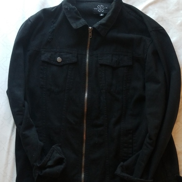Coats | Mens Black Denim Jacket | Poshmark
